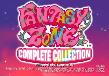 Sega Ages 2500 Series Vol. 33 - Fantasy Zone Complete Collection (Japan) screen shot title